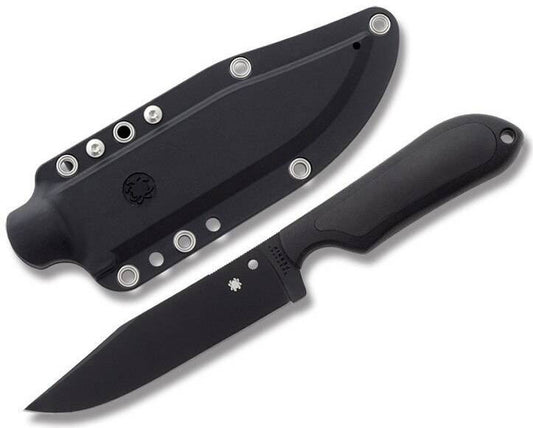  Spyderco Street Bowie Black Knife