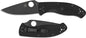  Spyderco Tenacious Black FRN Plain Edge Folding Knife
