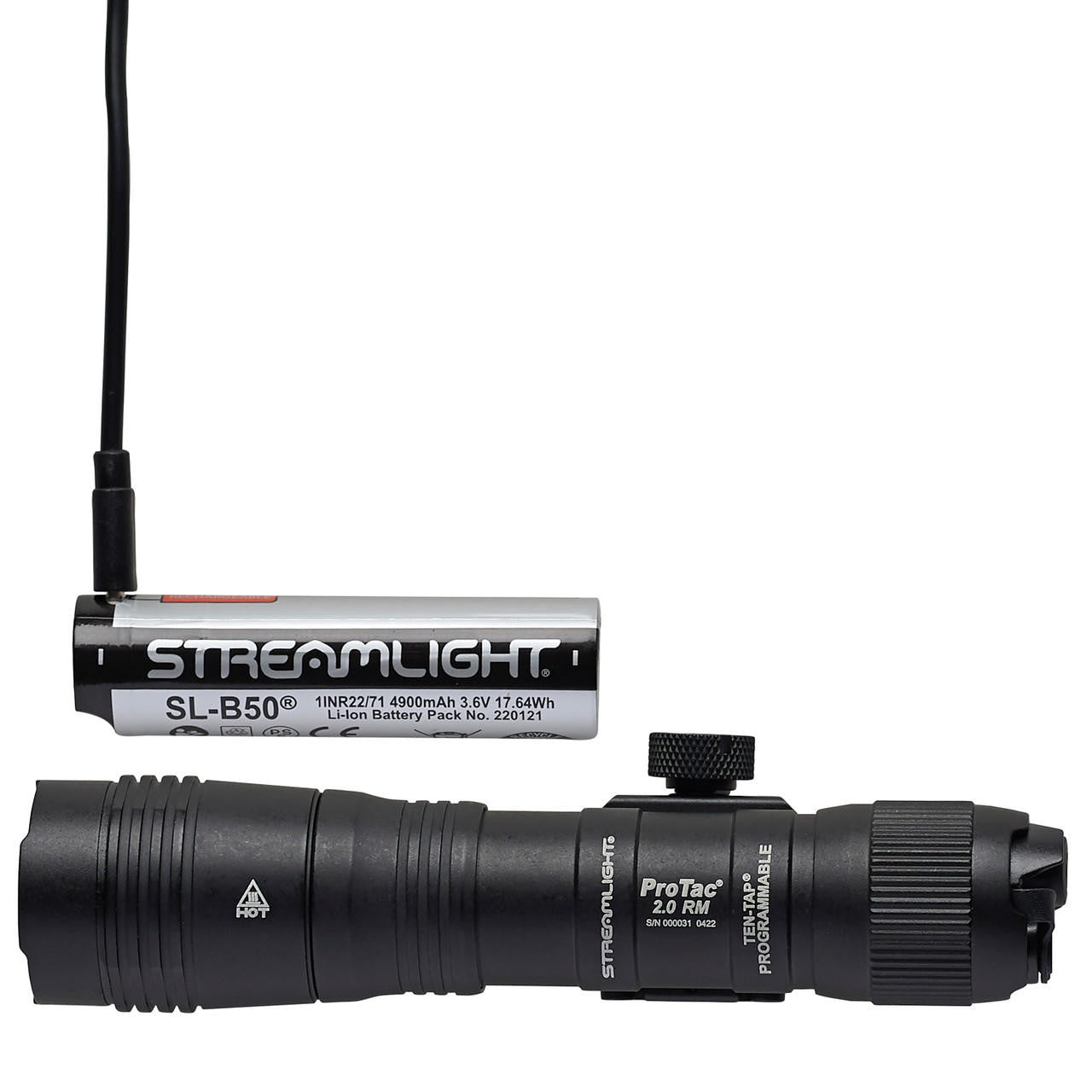  Streamlight ProTac 2.0 2,000 Lumen USB-Rechargeable Tactical Weapon Mounted Flashlight