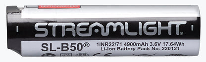  Streamlight SL-B50 USB-Rechargeable Lithium-Ion Battery 2 Pack