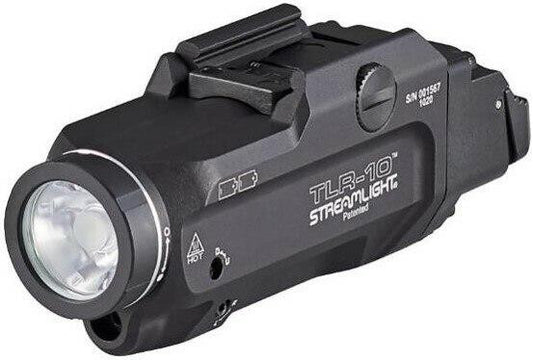  Streamlight TLR-10 FLEX Low-Profile Rail-Mounted Tactical Gun Light With Integrated Laser