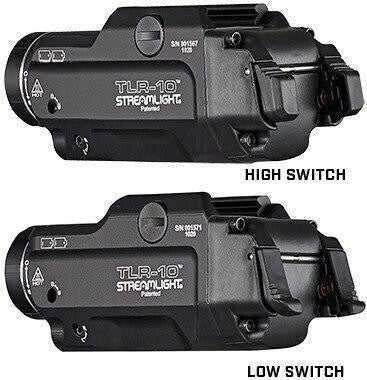  Streamlight TLR-10 FLEX Low-Profile Rail-Mounted Tactical Gun Light With Integrated Laser