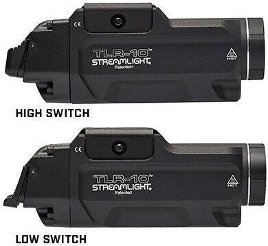  Streamlight TLR-10 FLEX Low-Profile Rail-Mounted Tactical Gun Light With Integrated Laser