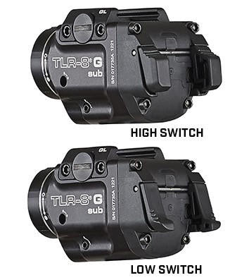  Streamlight TLR-8 G Sub Ultra Compact Green Laser Weaponlight