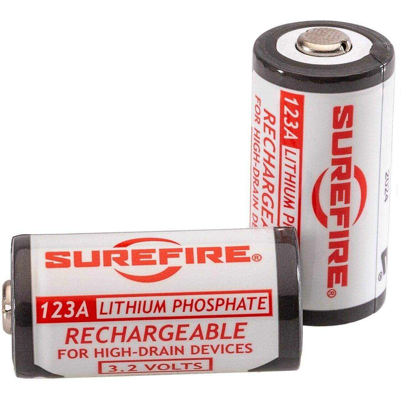  Surefire 123A Rechargeable Batteries With Charger