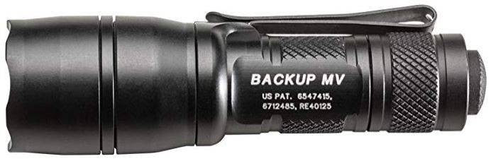  Surefire E1B Backup Dual Output LED Flashlight With Max Vision Beam