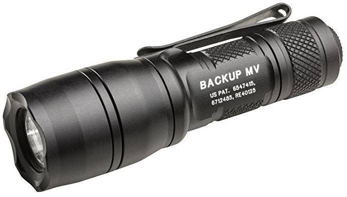  Surefire E1B Backup Dual Output LED Flashlight With Max Vision Beam