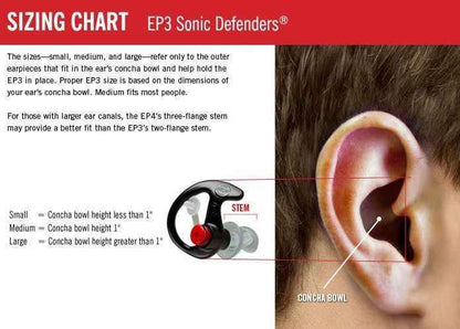  SureFire EP3 Sonic Defenders Earplugs - 25 Pack