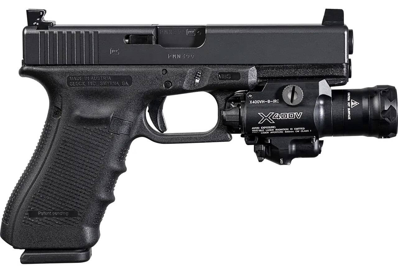  Surefire X400VH-B-IRC Infrared / White Handgun Holster Light
