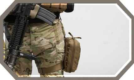  Tactical Medical Solutions Drop Leg Pouch - Basic Kit