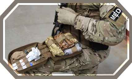  Tactical Medical Solutions Drop Leg Pouch - Basic Kit