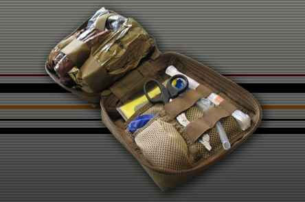  Tactical Medical Solutions Drop Leg Pouch - Basic Kit