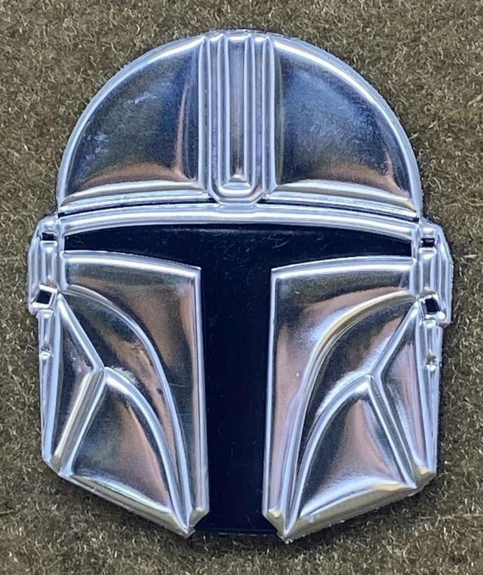  Tactical Outfitters Beskar Mandalorian Helmet Morale Patch