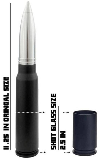  TRU-SPEC 30MM Logo Shell Casing Shot Glass