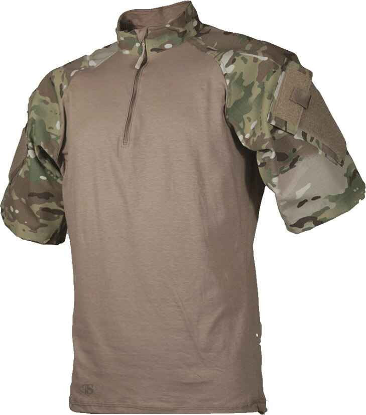  TRU-SPEC Men's Short Sleeve 1/4 Zip Combat Shirt