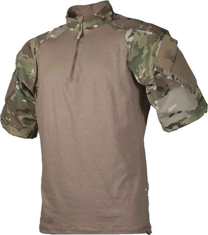  TRU-SPEC Men's Short Sleeve 1/4 Zip Combat Shirt