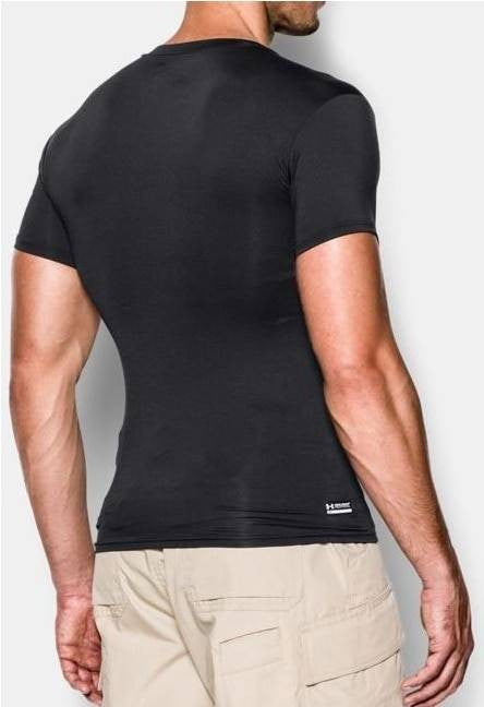  Under Armour Men's Tactical HeatGear Compression V-Neck T-Shirt