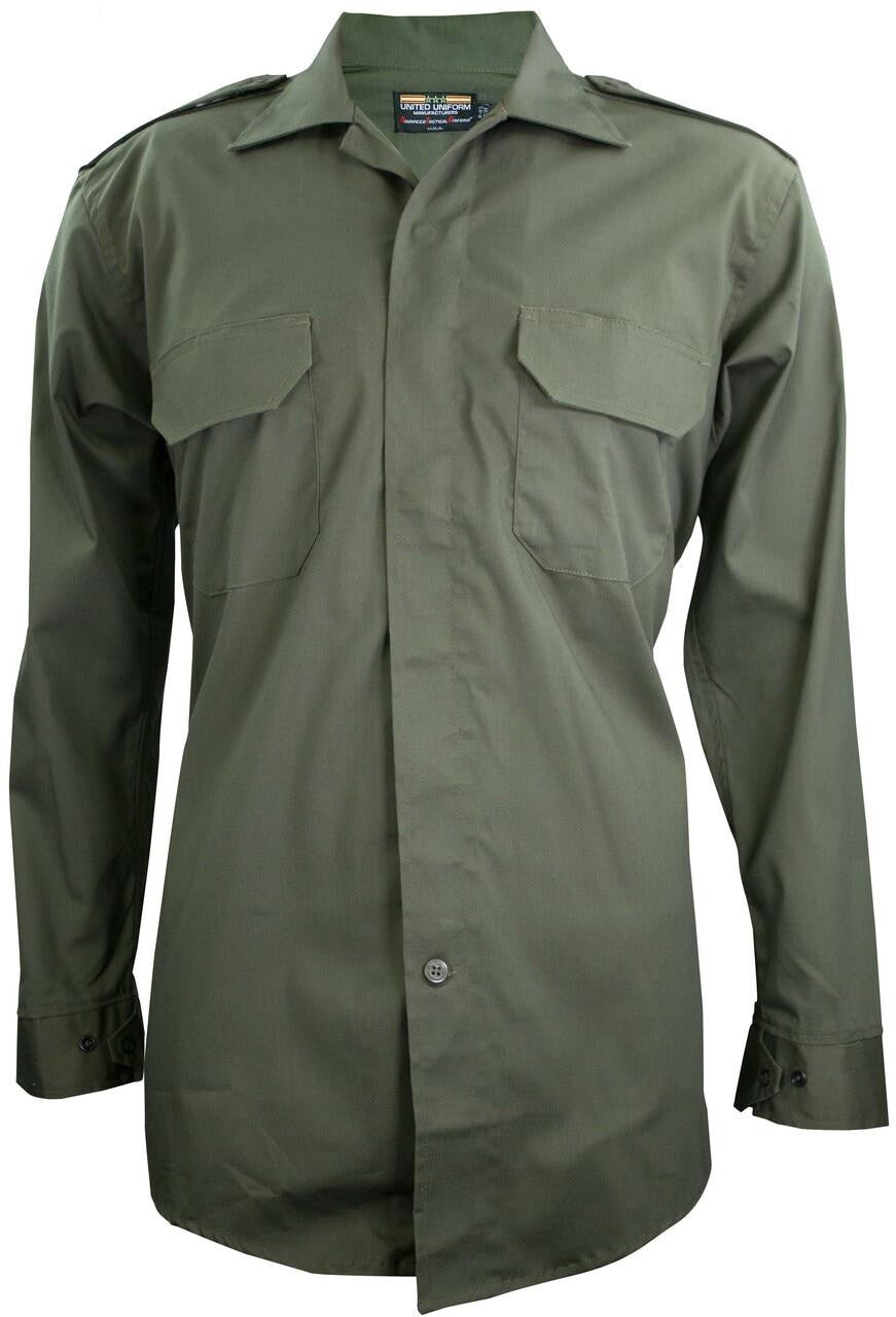  United Uniform Men's CDCR Class C Rip-Stop Long Sleeve Shirt