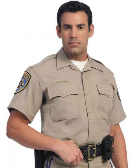  United Uniform Men's CHP Short Sleeve Sport Collar