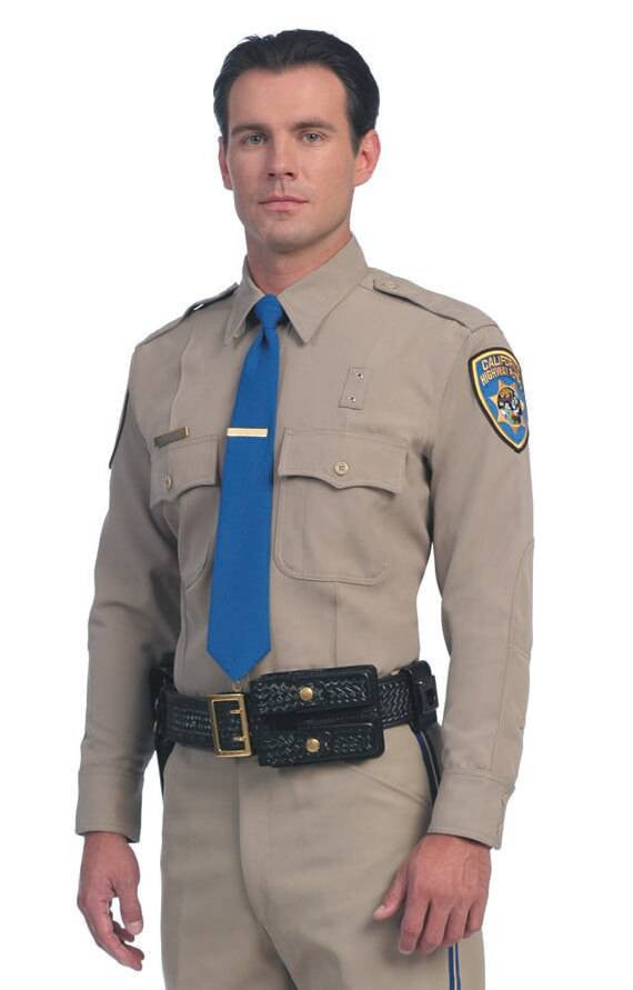  United Uniforms CHP Poly/Wool Long Sleeve Shirt