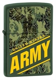  Zippo Green Matte US Army Lighter