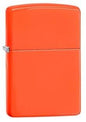  Zippo Windproof Neon Orange Lighter