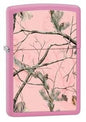  Zippo Windproof Real Tree APC Matte Pink Lighter