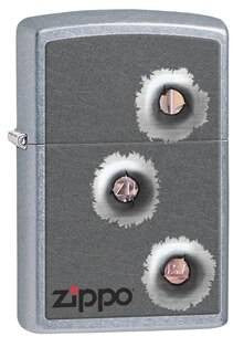  Zippo Windproof Street Chrome Bullet Lighter